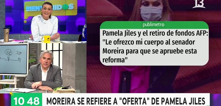 Iván Moreira se refirió a “propuesta” de Pamela Jiles: “Si lo hubiera dicho una diputada de derecha…”