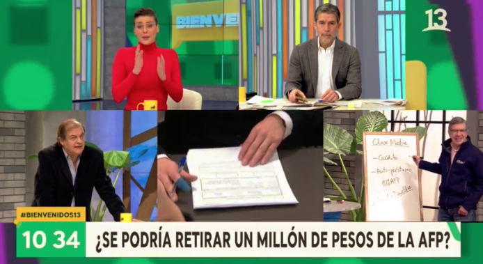 “Harto picante…”: Alcalde Lavín fue “troleado” por tamaño de su pizarra en “Bienvenidos”