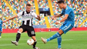 Udinese derrotó a Juventus y evitó que se coronara campeón en Italia