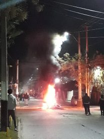 Quilicura: barricadas, enfrentamientos con Carabineros e intentos de saqueo dejó jornada de manifestaciones