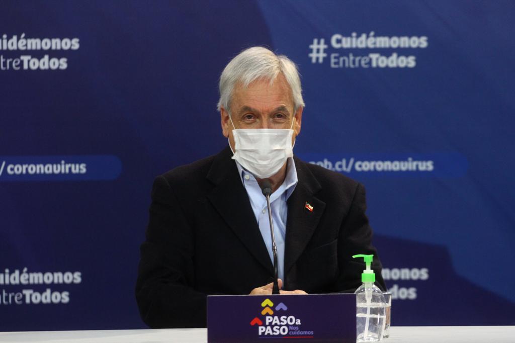 Presidente Sebastián Piñera y ministro Enrique Paris presentan plan “Paso a Paso”