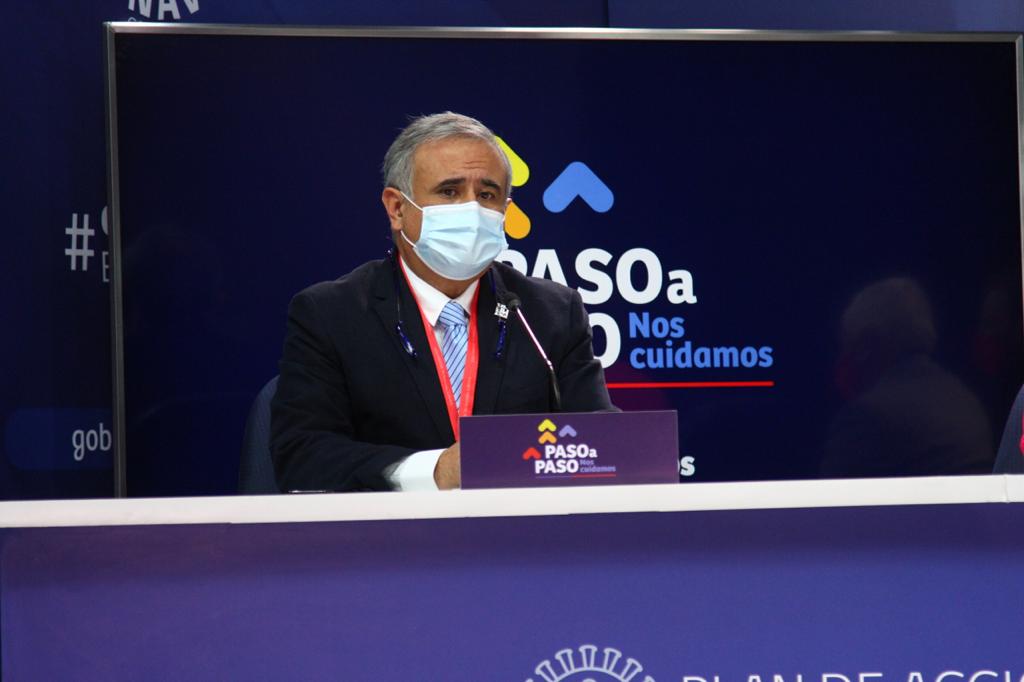 Doctor Ugarte durante reporte oficial: Considero que es un “poco apresurado” la fase de transición en comunas