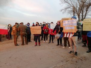 Protestas y barricadas en sector de La Farfana por presunta toma de terreno