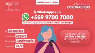 Cerca de 8 mil mujeres han utilizado el WhatsApp de ayuda del Ministerio