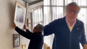 La polémica decisión del alcalde de Rancagua: quitó la imagen del Presidente Piñera de su despacho