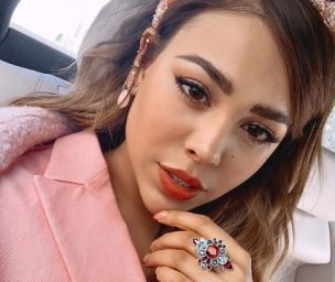 Danna Paola enciende las redes sociales con bikinazo en paradisíaca playa