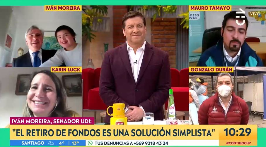 “No lo censure”: Iván Moreira sufre tierno chascarro de teletrabajo mientras participaba de matinal