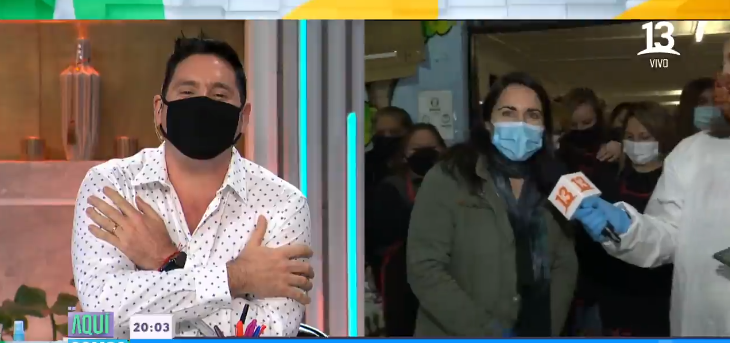 Prima de Pancho Saavedra tuvo curiosa aparición en “Aquí Somos Todos”: realizó importante donación a olla común