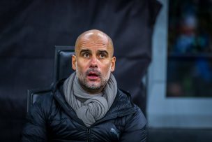 Entrenador del Manchester City, Pep Guardiola: 