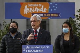 Presidente Piñera presenta flexibilización de los requisitos para acceder al subsidio de arriendo