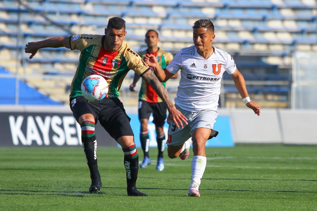 Palestino reaccionó sobre el final y logra un empate ante la ‘U’ en San Carlos