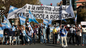 Se registró masiva protesta en Argentina en contra de las medidas del gobierno de Alberto Fernández