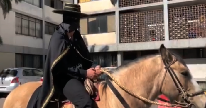 La “mascarilla” del Zorro: el curioso caso que sorprendió a los vecinos de Providencia