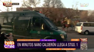 FOTO | Hernán Calderón Argandoña llega al penal Santiago 1 para cumplir con la prisión preventiva