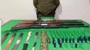 Arresto domiciliario para imputados por porte de armas y municiones en Carahue