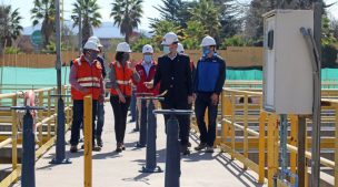 Supervisan obras de modernización de planta de tratamiento de agua en La Reina