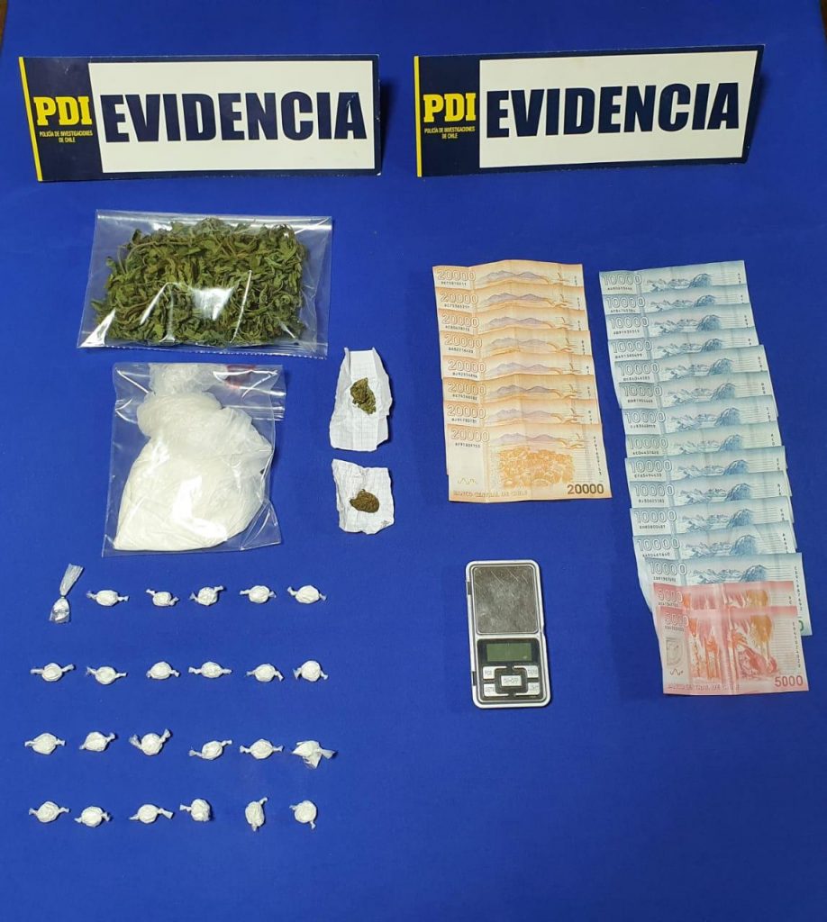 Detienen a ciudadano colombiano que tenía “delivery de drogas” en Zapallar