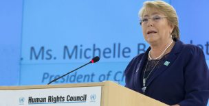 Michelle Bachelet llama a la comunidad internacional a solidarizar con el Líbano tras explosión