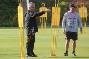 La Roja inició el microciclo de entrenamientos con tres 