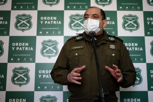 Carabineros del Bosque detiene a menor acusado de un posible homicidio