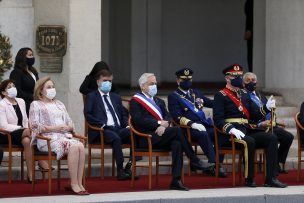 Presidente Piñera hizo un nuevo llamado al diálogo tras ceremonia en Escuela Militar