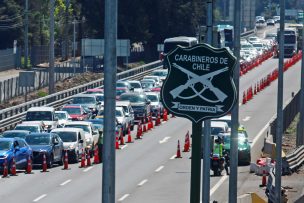 Accidente en la Ruta 5 Sur deja un herido y provoca gran congestión