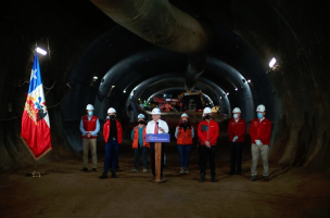 Presidente Piñera visitó obras de la extensión de la Línea 3 de Metro a Quilicura