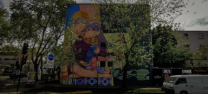 El mural de arte sustentable que equivale al oxígeno producido por 300 árboles