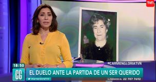 Carmen Gloria Arroyo se quebró tras homenajear a su madre y víctimas del Covid-19