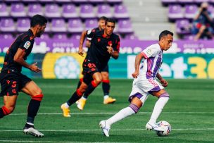 Fabián  Orellana fue titular en trabajado empate de Valladolid ante Levante en la liga de España