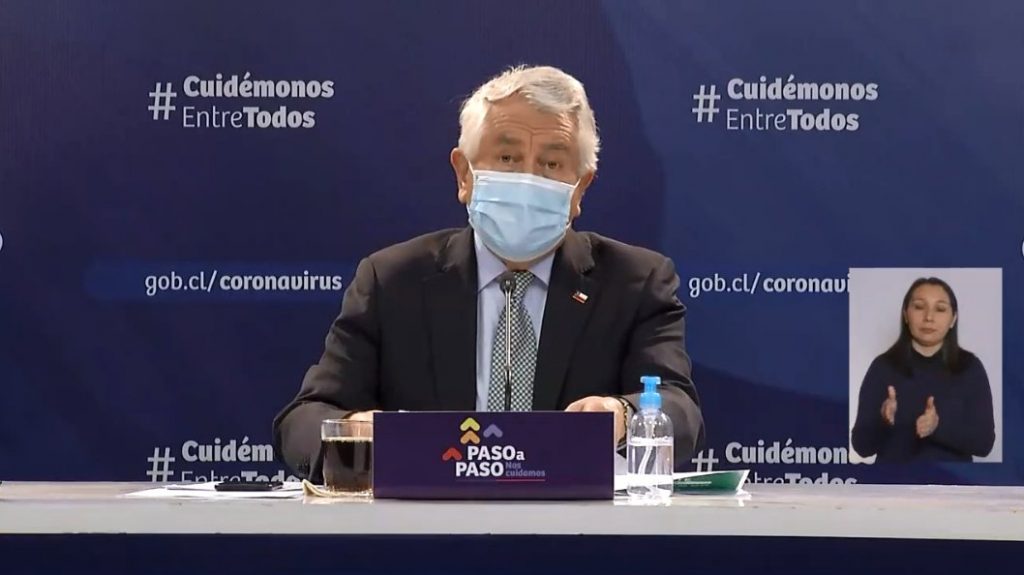 Ministro Paris: “De ninguna manera lo que ocurra este fin de semana puede cambiar el Plebiscito”