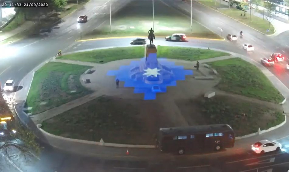 Carabineros iniciará investigación interna tras denuncia de “sabotaje” a intervención artística en Plaza Baquedano