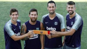 Messi, Busquets, Piqué y Sergi Roberto repiten como capitanes del FC Barcelona