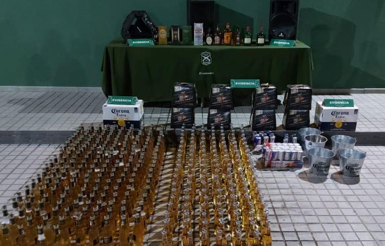 Un total de 23 detenidos dejan fiestas clandestinas en Quilicura, Recoleta y Colina