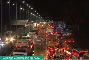 Fiestas Patrias: Taco kilómetrico se registró la noche del jueves en la Ruta 5 Sur