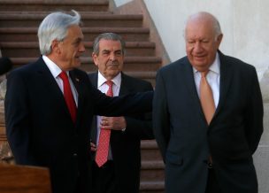 Presidente Piñera aborda la condena a la violencia, el Plebiscito y La Araucanía con expresidentes Frei y Lagos