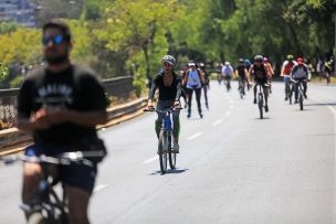 Volverán a habilitar la CicloRecreoVía en Santiago, Providencia y Las Condes