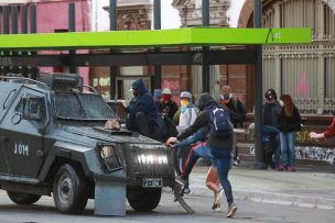 Nueva jornada de protestas dejó un saldo de 25 detenidos y 15 carabineros lesionados