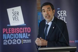 Patricio Santamaría, presidente del Consejo Directivo del Servel: 