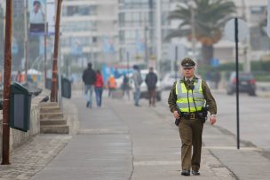 Carabinero fue golpeado por realizar control de fiscalización en Viña del Mar