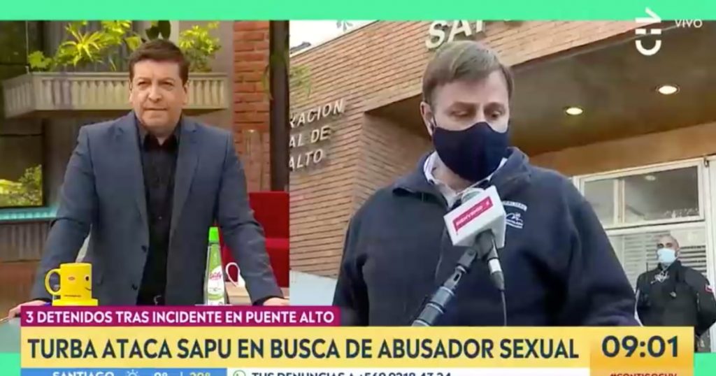“No empecemos a competir entre un matinal y otro”: Matinales de CHV y Canal 13 se “pelearon” a alcalde Codina en vivo