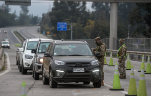 Intendentes de RM y Valparaíso fiscalizan cordón sanitario de la Ruta 68