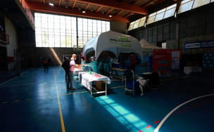 Vocales de mesa de Estación Central se testearon para detectar Covid-19