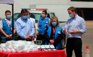 Entregan 4 mil mascarillas a la Cruz Roja Chilena para el Plebiscito