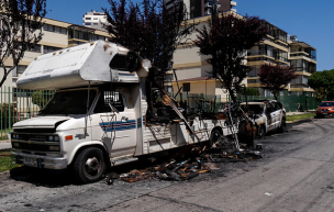 Viña del Mar: Prisión preventiva para dos imputados por incendio a vehículos