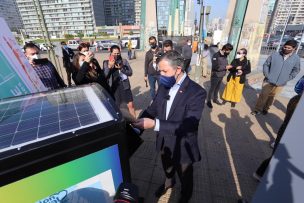 Inauguran innovador sistema de “compactadores inteligentes” de basura en Estación Central