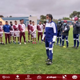 Miguel Ponce dirigió su primera práctica al mando de Deportes La Serena