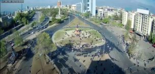 Reportan nuevas manifestaciones en Plaza Italia