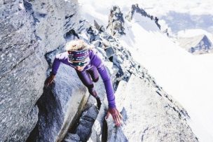 Deportista brasileña escaló dos montañas de Los Alpes en menos de 24 horas