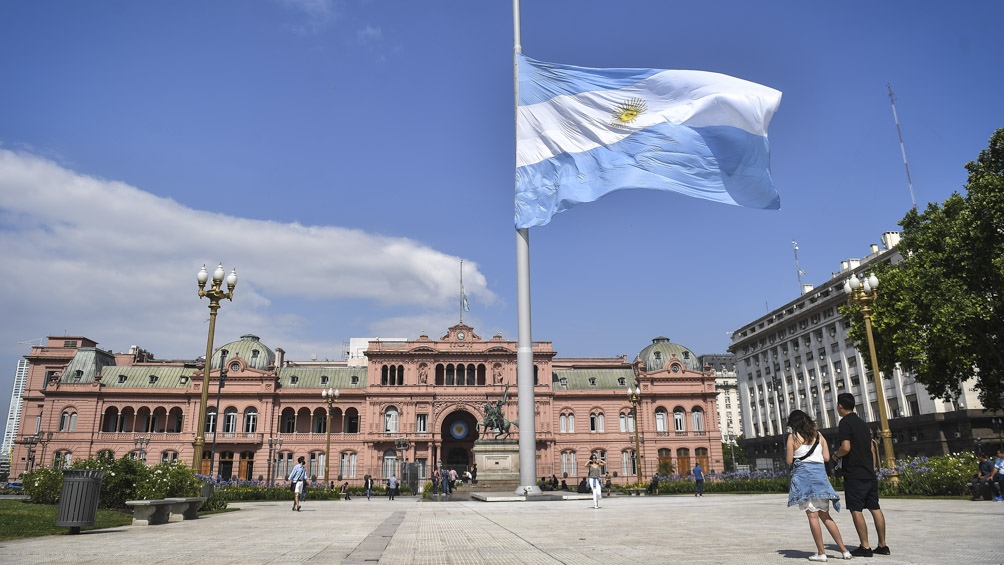 Así son los preparativos del velorio de los restos de Diego Armando Maradona en la Casa Rosada